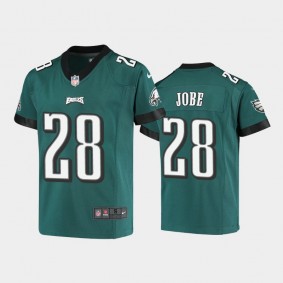 Youth Josh Jobe Philadelphia Eagles Midnight Green Game Jersey