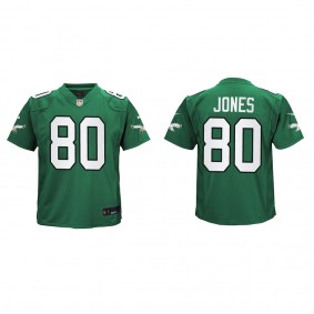 Youth Julio Jones Eagles Kelly Green Alternate Game Jersey