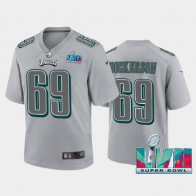 Youth Landon Dickerson Philadelphia Eagles Gray Super Bowl LVII Atmosphere Jersey