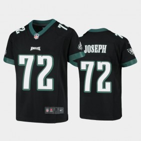 Youth Linval Joseph Philadelphia Eagles Black Game Jersey