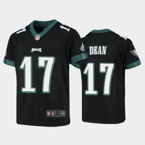 Youth Nakobe Dean Philadelphia Eagles Black Game Jersey