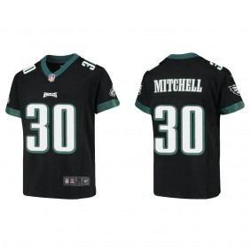 Youth Quinyon Mitchell Philadelphia Eagles Black Game Jersey