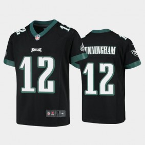 Youth Randall Cunningham Philadelphia Eagles Black Game Jersey