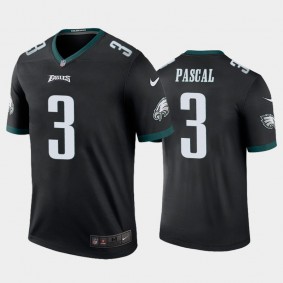 Men's Zach Pascal Philadelphia Eagles Black Color Rush Legend Jersey