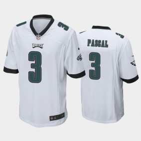 Men's Zach Pascal Philadelphia Eagles White Game Jersey